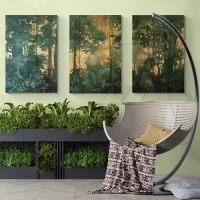 indoor-garden-with-hanging-chair